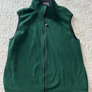 Green Timberline Colorado Fleece Vest with Black Trim mens large
